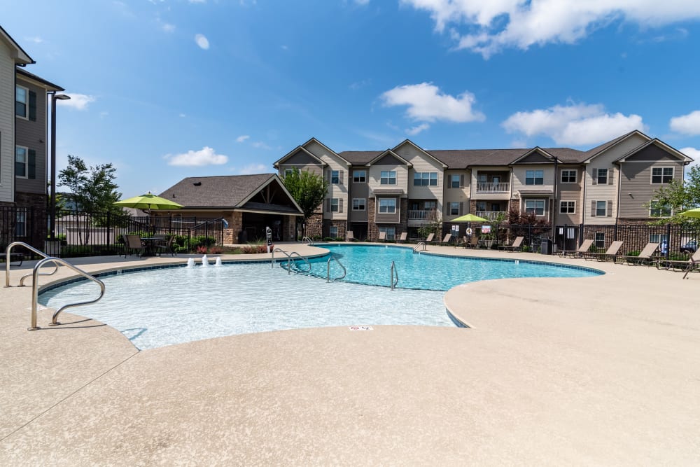 Swimming pool  for residents at Commonwealth at 31 in Spring Hill, Tennessee