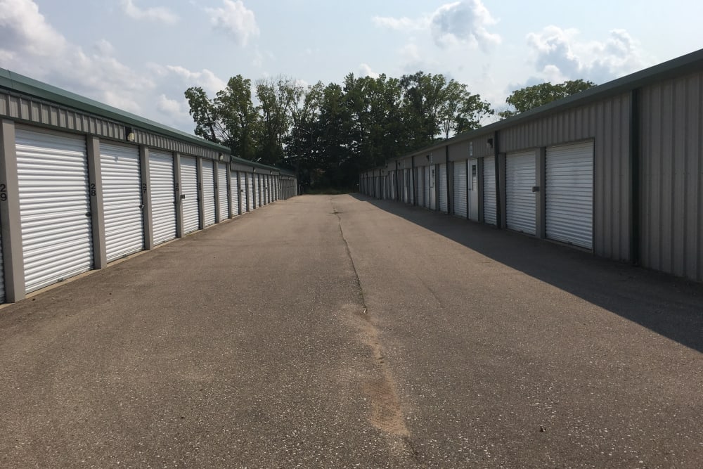 Outdoor units available at Devon Self Storage