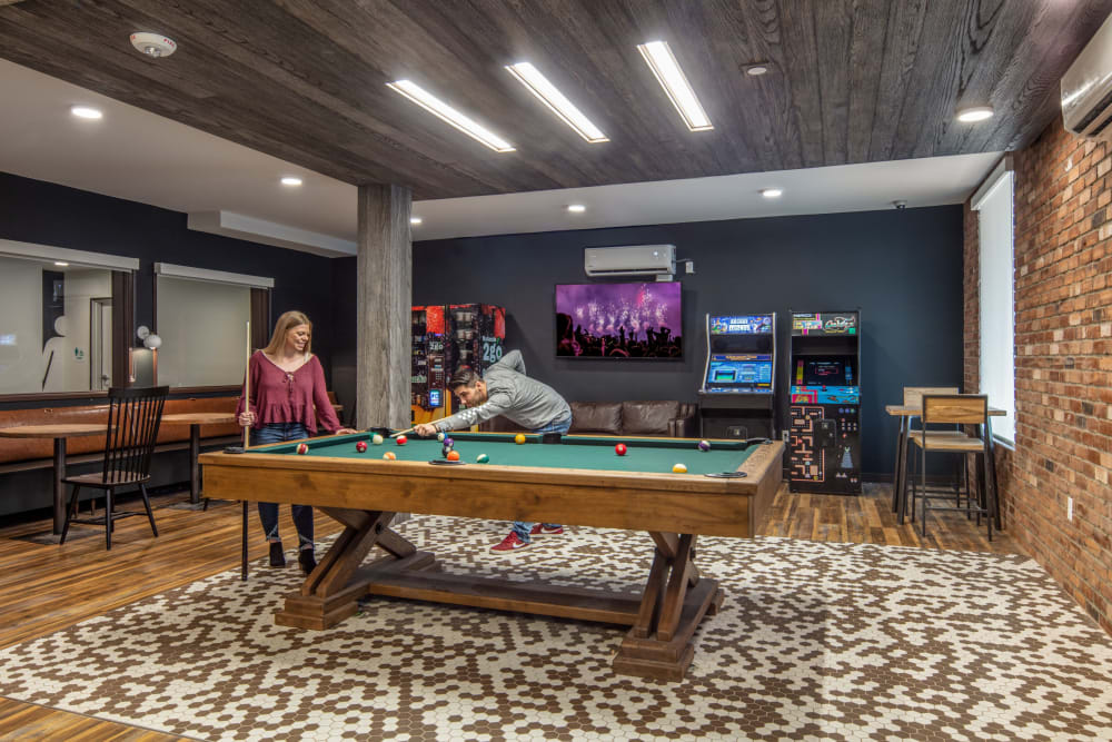 Community game room at IDENTITY Moscow in Moscow, Idaho