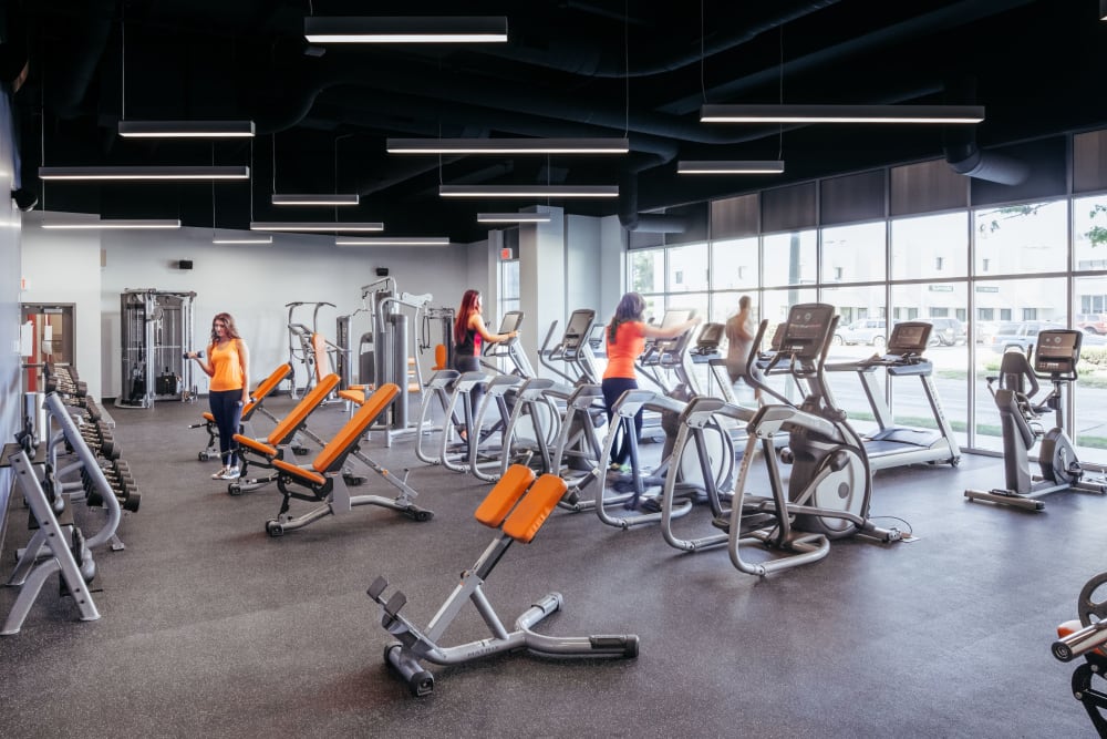 State-of-the-art fitness center at West Quad in Champaign, Illinois