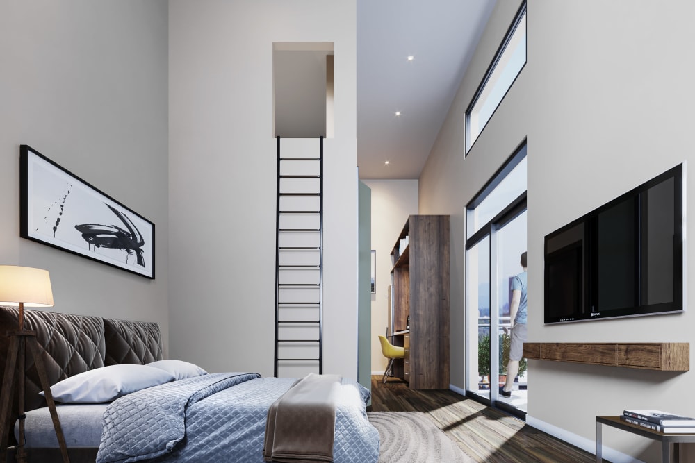 Loft home rendering at Ascend in Portland, Oregon