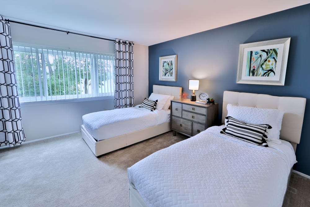 Bedroom at Gwynnbrook Townhomes in Baltimore, Maryland