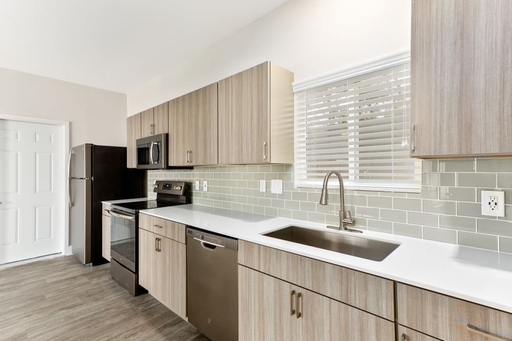 Bright kitchen at The Sterling in Gilbert, Arizona