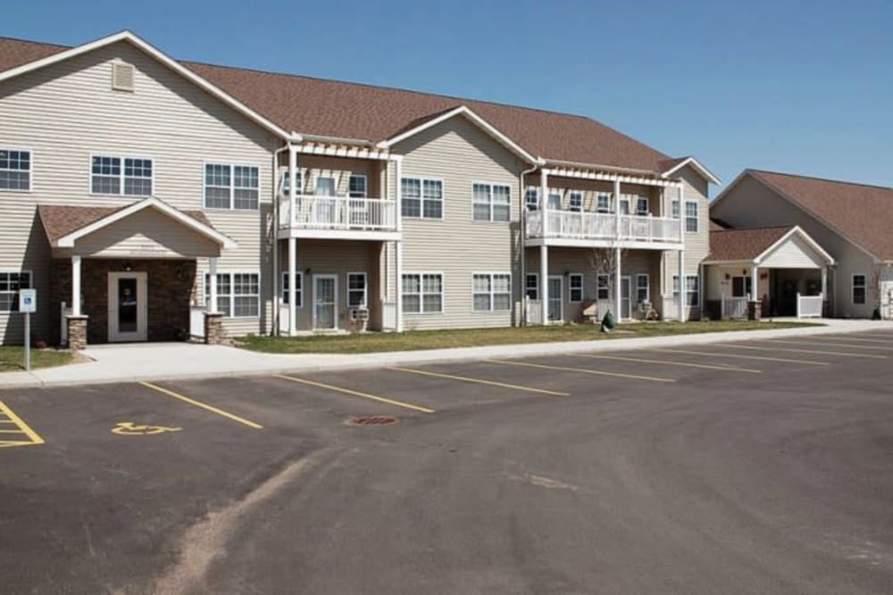 Assisted Living apartments at Milestone Senior Living Eau Claire in Eau Claire, Wisconsin.