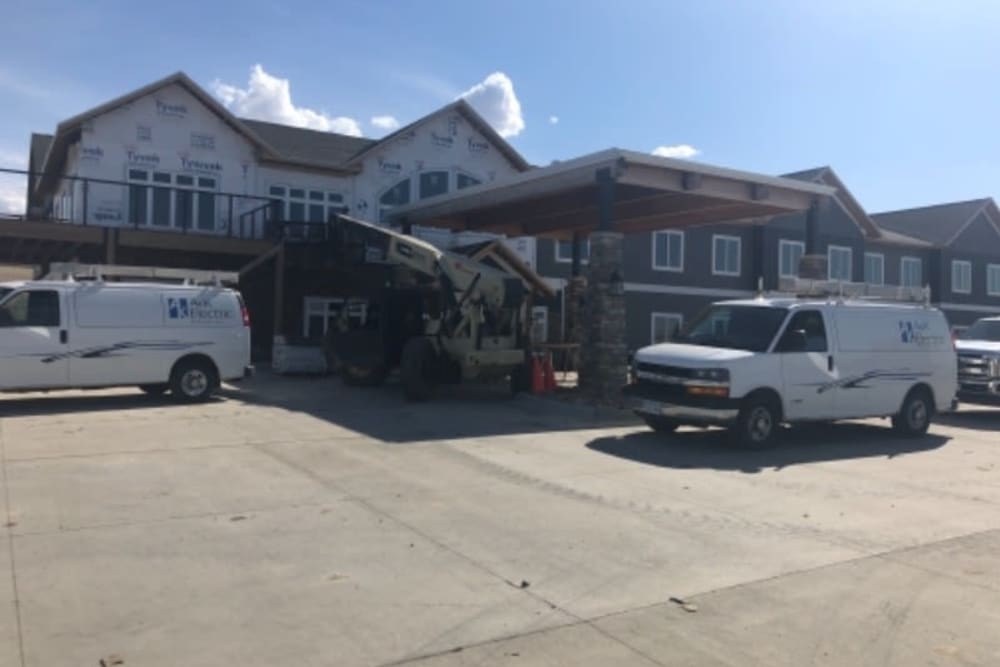 Under construction at RiverView Ridge in Rock Valley, Iowa
