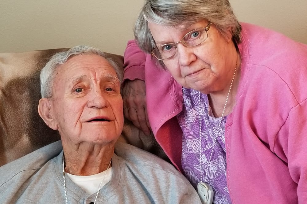 A couple at Emery Place in Robins, Iowa
