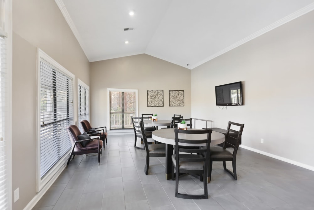 Meeting places in the clubhouse at Reserve at Peachtree Corners in Norcross, Georgia