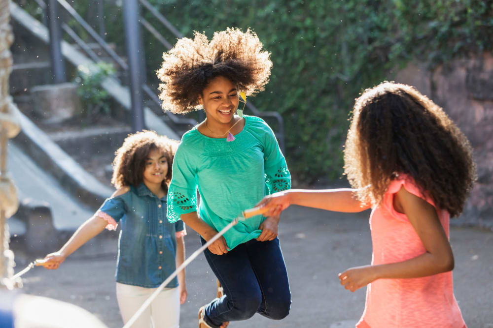 Kids playing at City View Apartments in Nashville, Tennessee