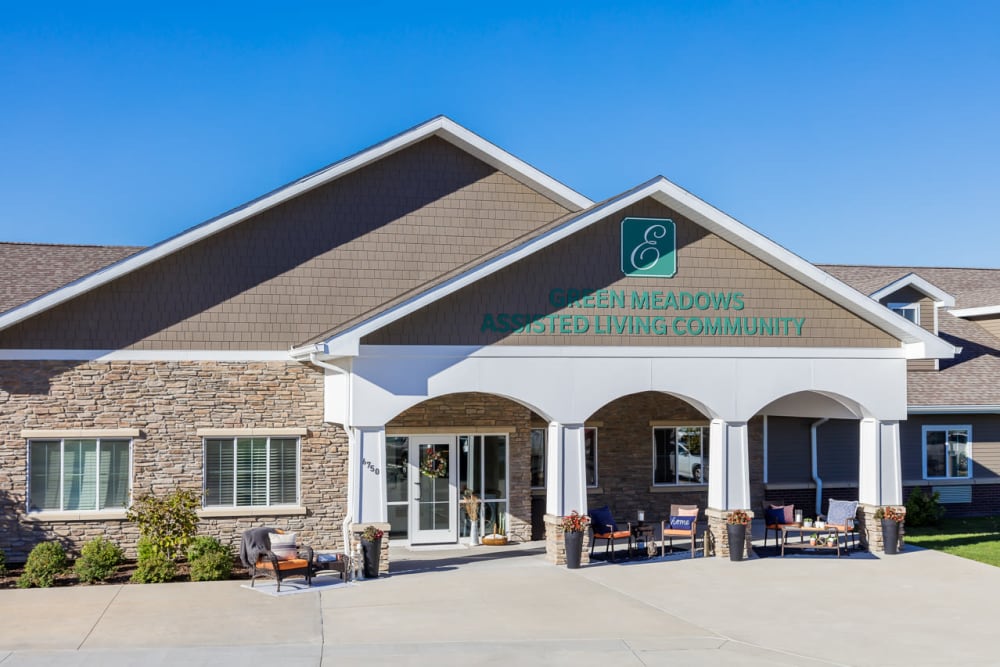 Entrance to Edencrest at Green Meadows in Johnston, Iowa