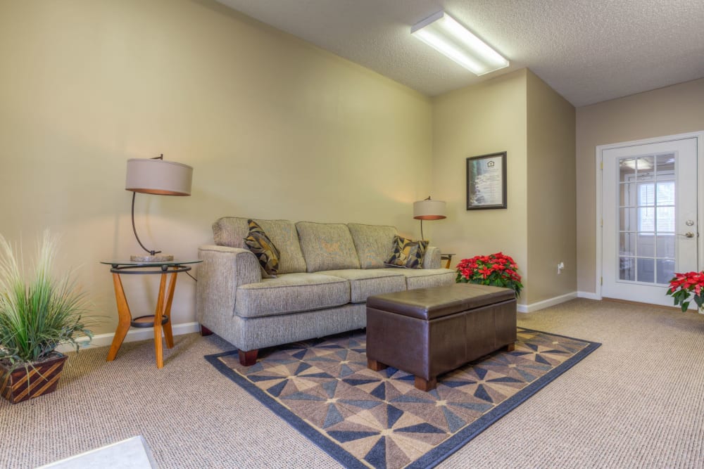 Livingroom at Highland Ridge Apartment Homes in High Point, North Carolina