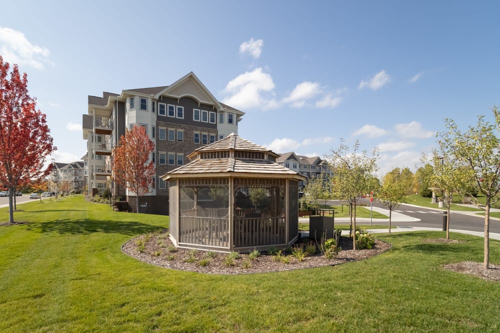 Gazebo at Applewood Pointe of Maple Grove at Arbor Lakes in Maple Grove, Minnesota