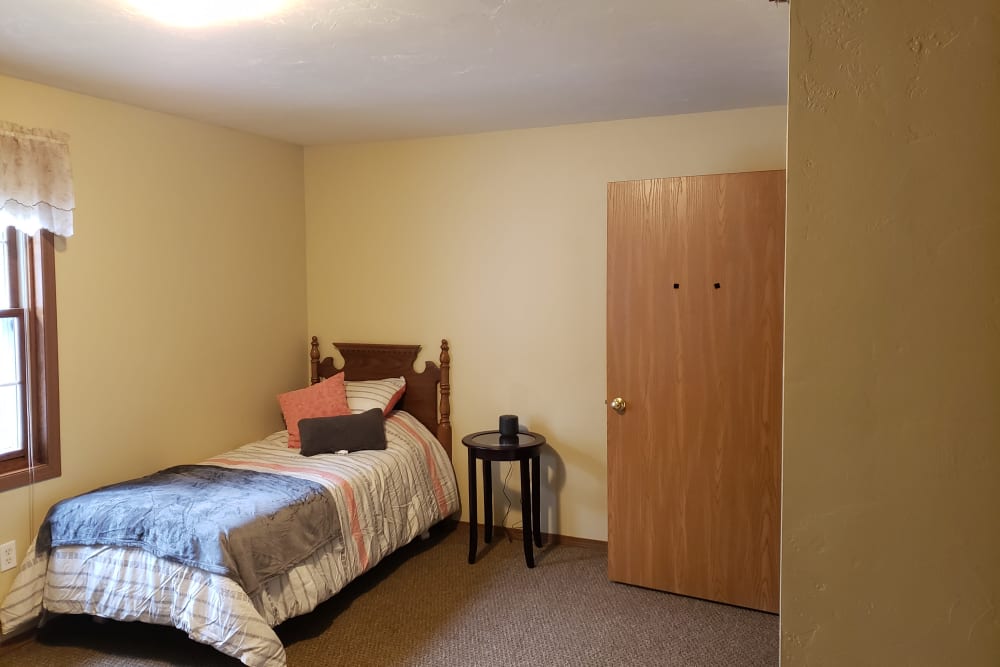 Bedroom at Carolina Assisted Living in Appleton, Wisconsin