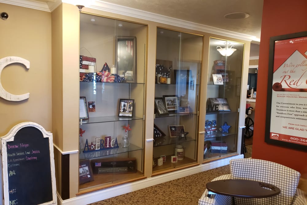 Entry at Carrington Assisted Living in Green Bay, Wisconsin