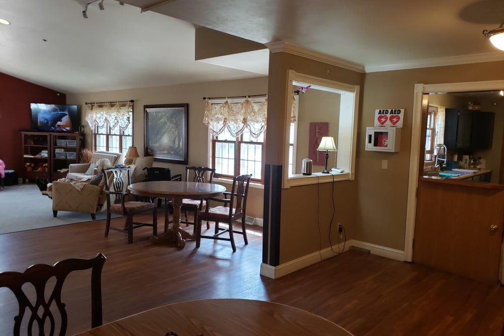 Community room at Carrington Assisted Living in Green Bay, Wisconsin
