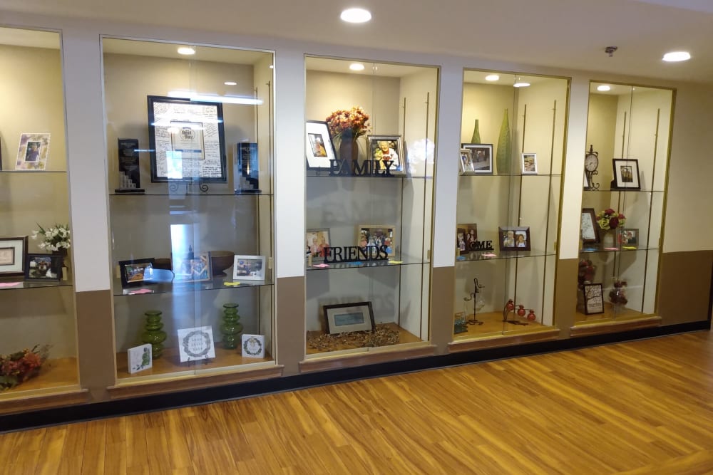 Award wall at Marla Vista in Green Bay, Wisconsin