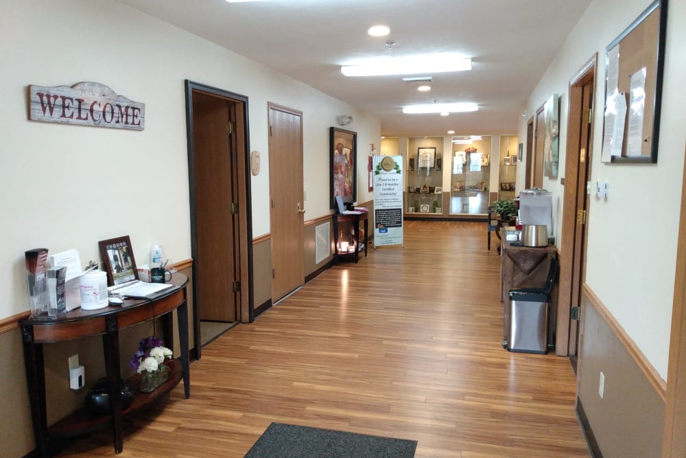 Hallway at Marla Vista in Green Bay, Wisconsin