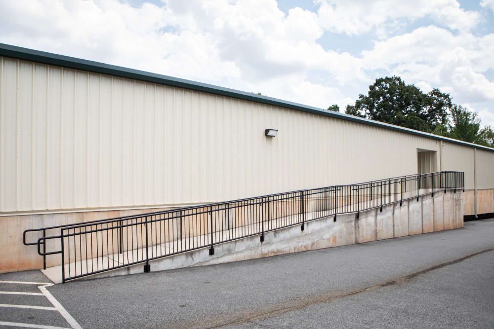 ada ramp at AAA Self Storage at W Friendly Ave in Greensboro, North Carolina