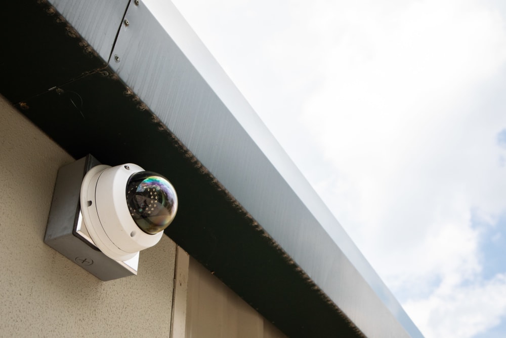 surveillance camera at AAA Self Storage at W Friendly Ave in Greensboro, North Carolina