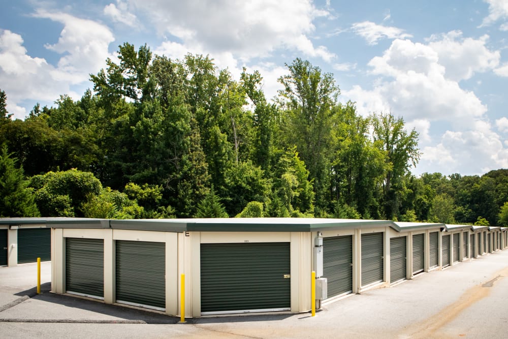 outdoor units at AAA Self Storage at W Friendly Ave in Greensboro, North Carolina