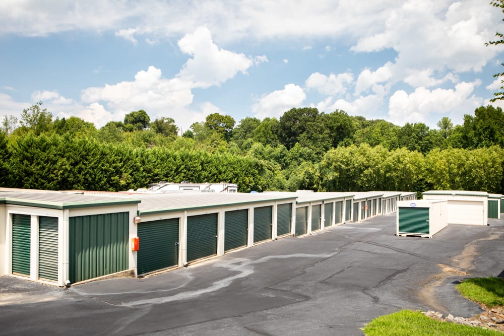 outdoor units at AAA Self Storage at Pleasant Ridge Rd in Greensboro, North Carolina