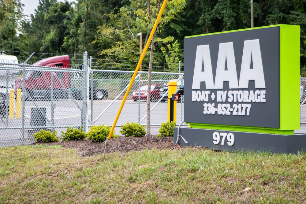 Self Storage AAA Self Storage Boat & RV Parking in Greensboro, NC