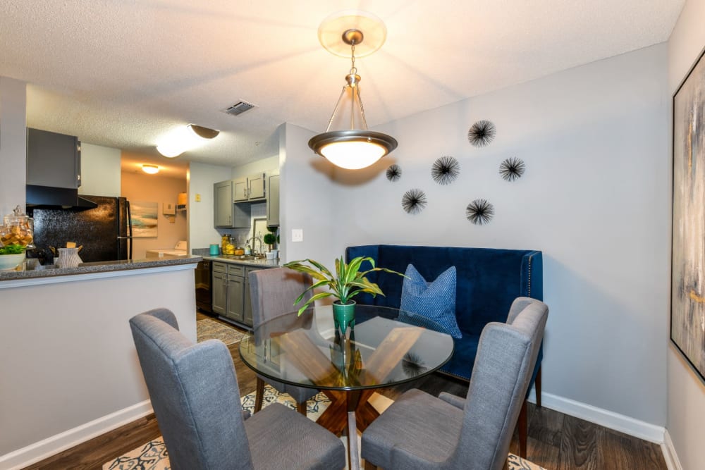 Dining area at 900 Dwell in Stockbridge, Georgia
