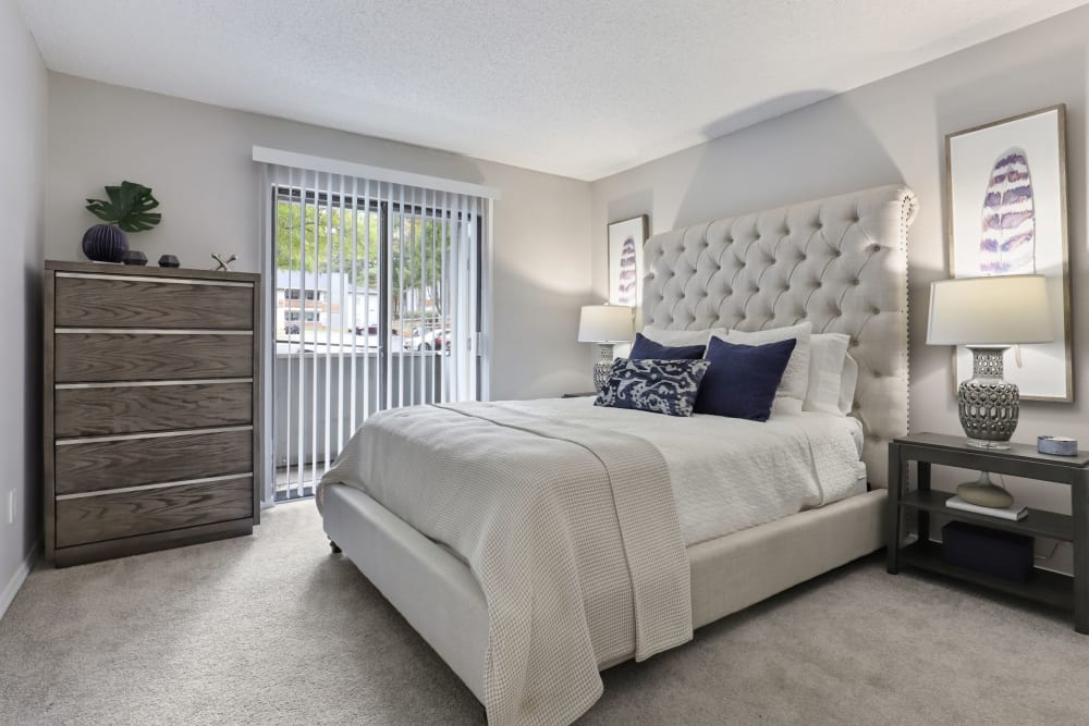 Cozy bedroom at The Alcove in Smyrna, Georgia