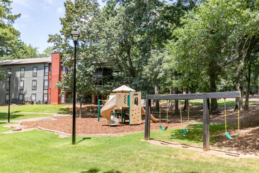 Outdoor playground at The BelAire Apartment Homes in Marietta, Georgia