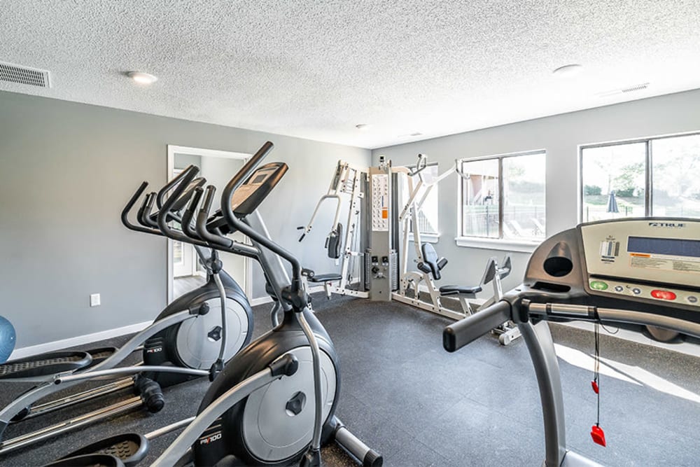 Fitness center at Wexford Apartment Homes in Charlotte, North Carolina