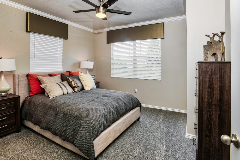 Bedroom at Bella Springs Apartments in Colorado Springs, Colorado