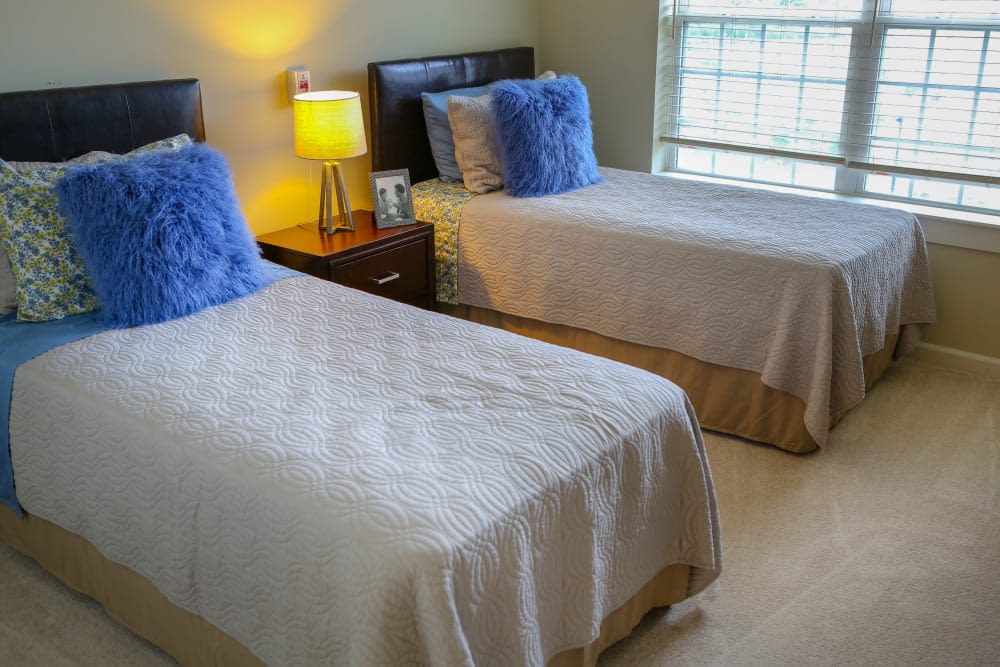 Spacious bedrooms at Harmony at Anderson in Cincinnati, Ohio