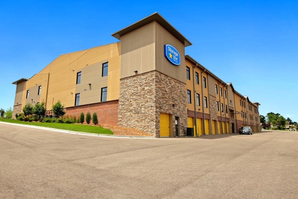 Building facade of the South College location of Storage Star in Napa, California