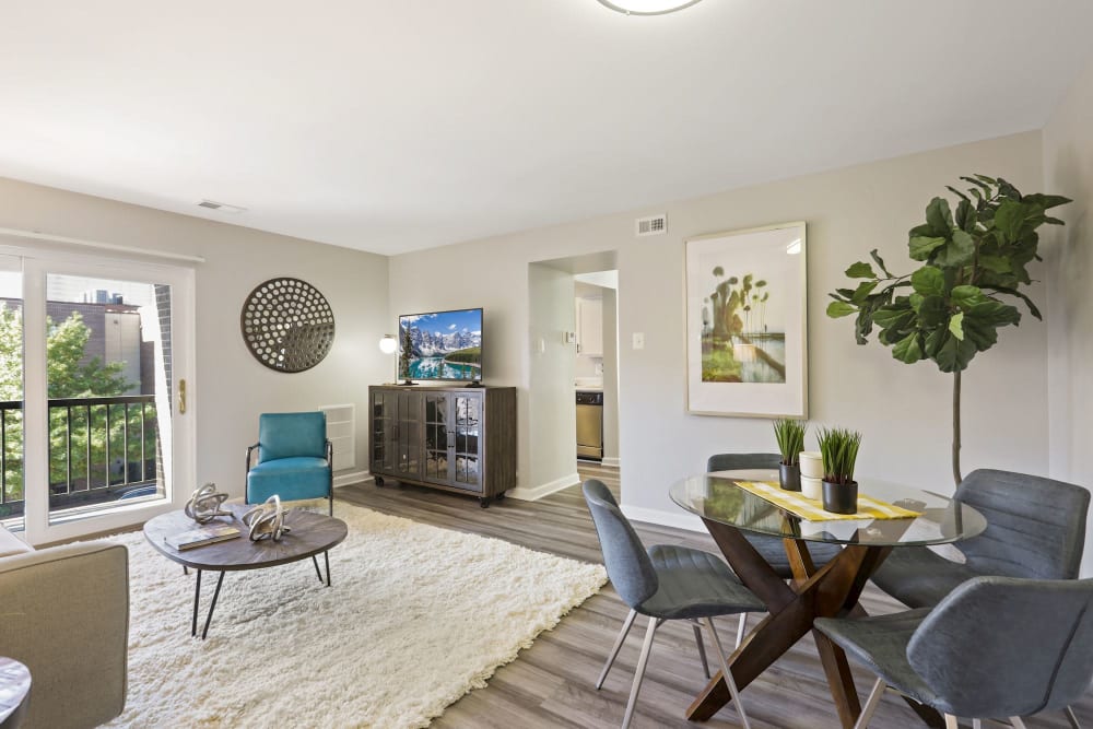 Living Room and Dining Area