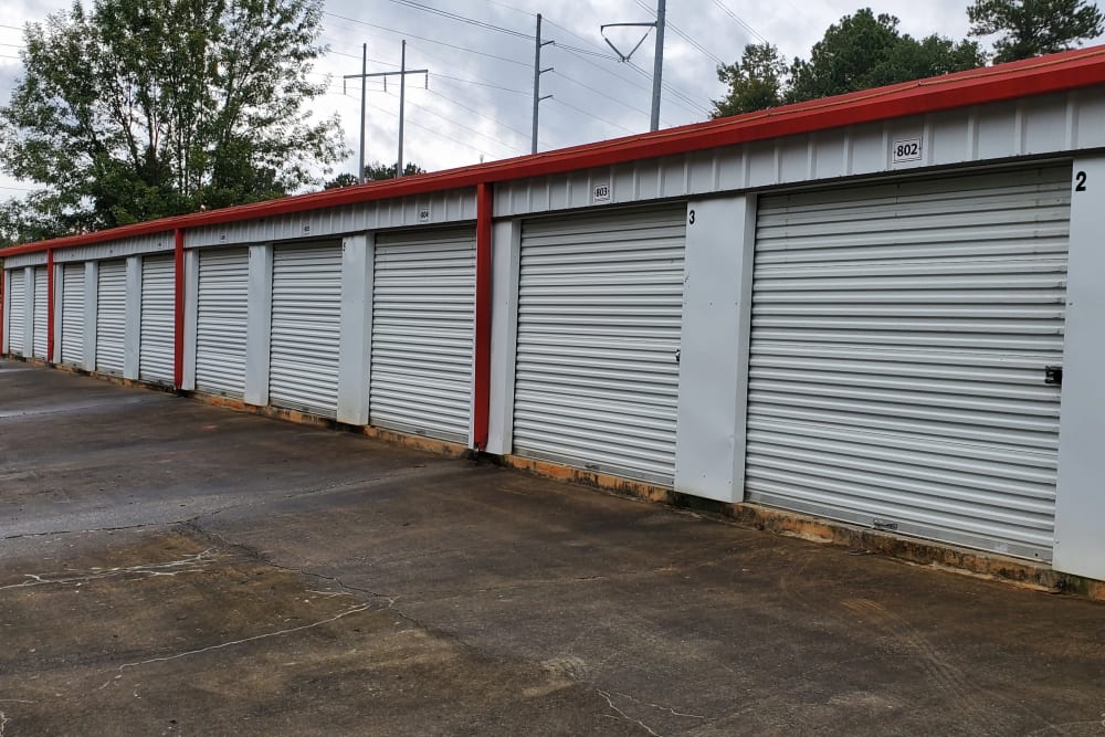 Outdoor units at StayLock Storage in Athens, Georgia