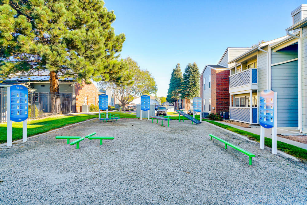 Outdoor Fitness Area at Mountain View Apartment Homes in Colorado Springs, CO