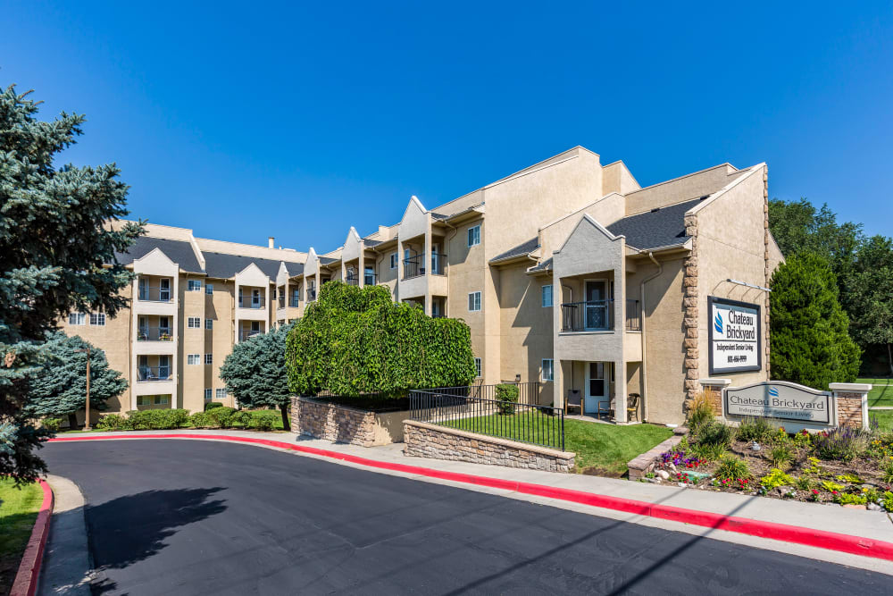 Main entrance to Chateau Brickyard in Salt Lake City, Utah