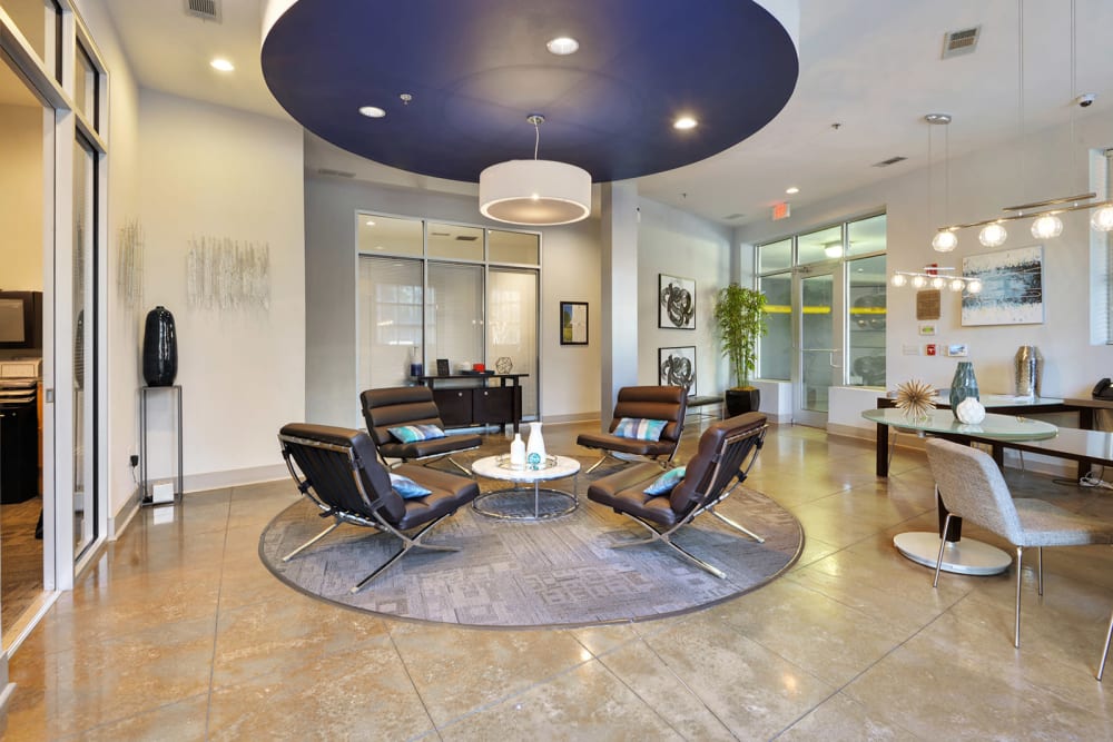 Luxe Clubhouse at Optimist Lofts in Atlanta, Georgia