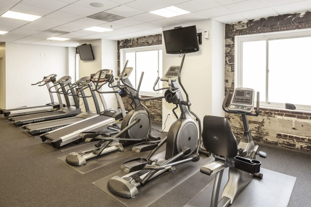 Fitness center at Solace on Peachtree in Atlanta, Georgia