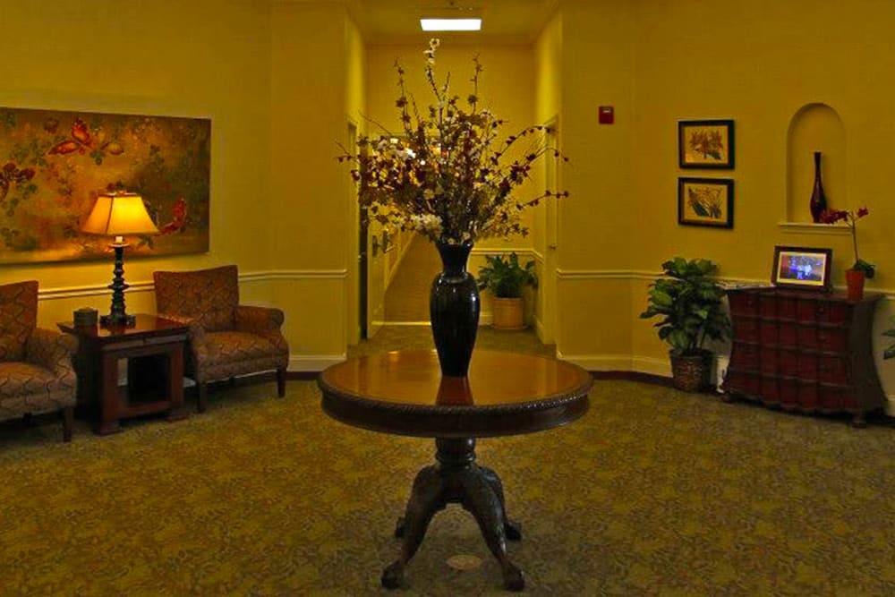 A vase at Grand Villa of Palm Coast in Palm Coast, Florida