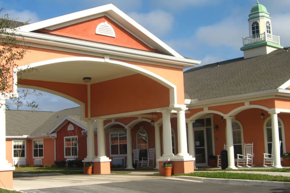 Front entrance at Grand Villa of Palm Coast in Palm Coast, Florida