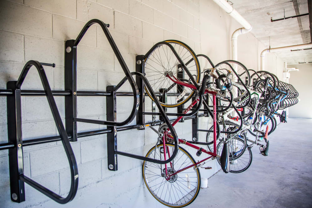 Bike washing station at 511 Meeting in Charleston, South Carolina