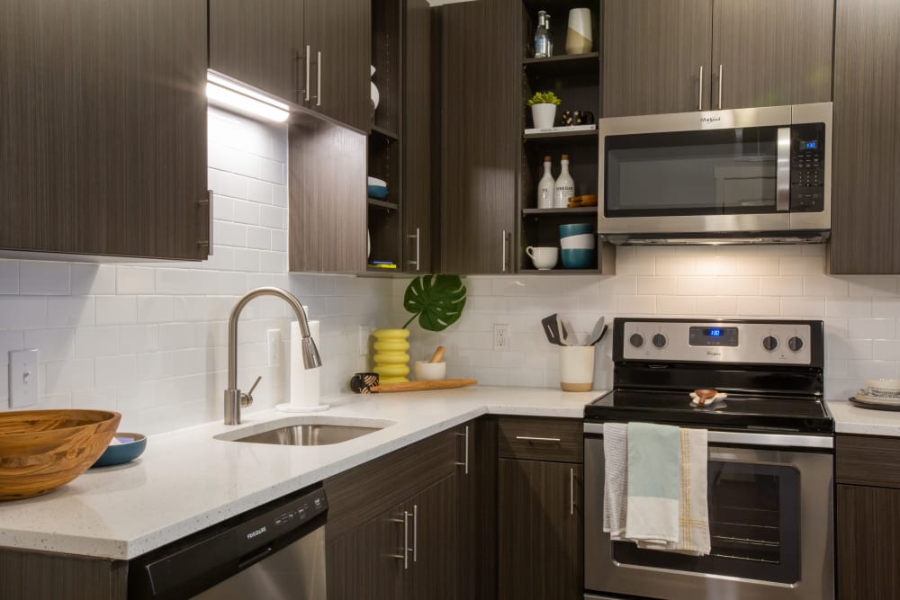 Kitchen with granite counters at 511 Meeting in Charleston, South Carolina