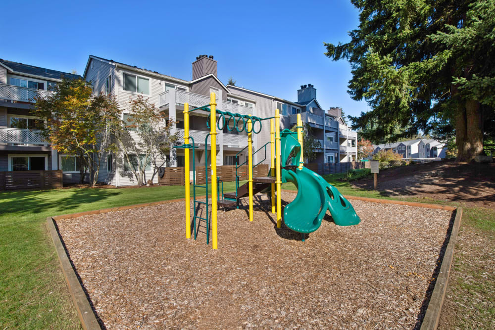 Huge onsite children's playground at Sofi Lakeside in Everett, Washington