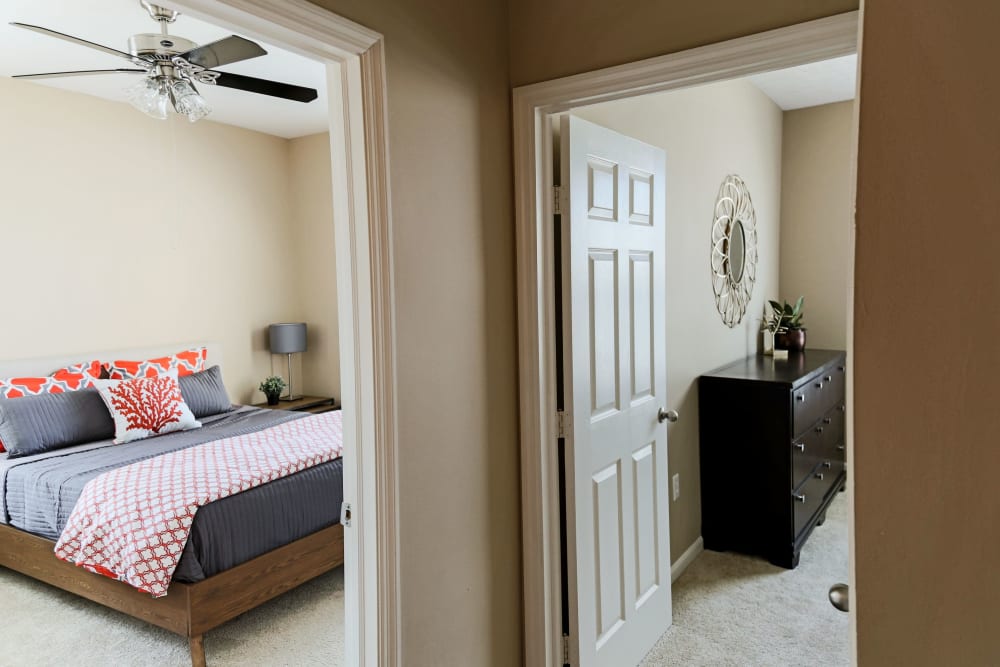 Bedrooms at The Preserve at Beckett Ridge Apartments & Townhomes in West Chester, Ohio