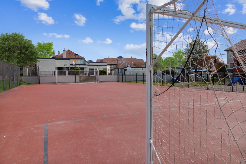 Soccer court at Shadowbrook Apartments in West Valley City, Utah