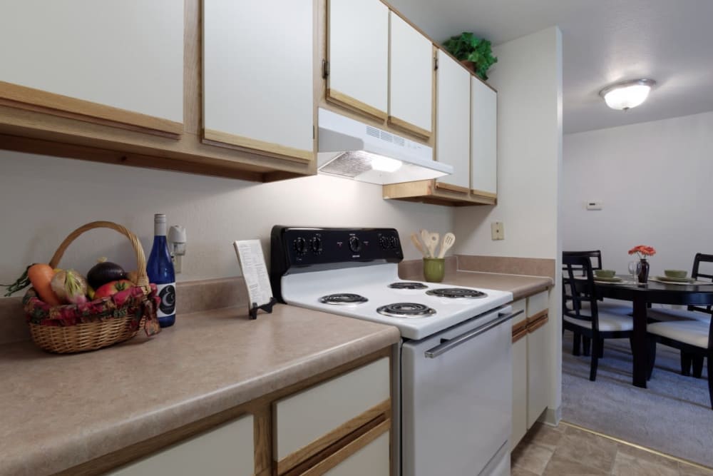 Bright kitchen at The Meadows at Elk Creek in Elkton, Maryland
