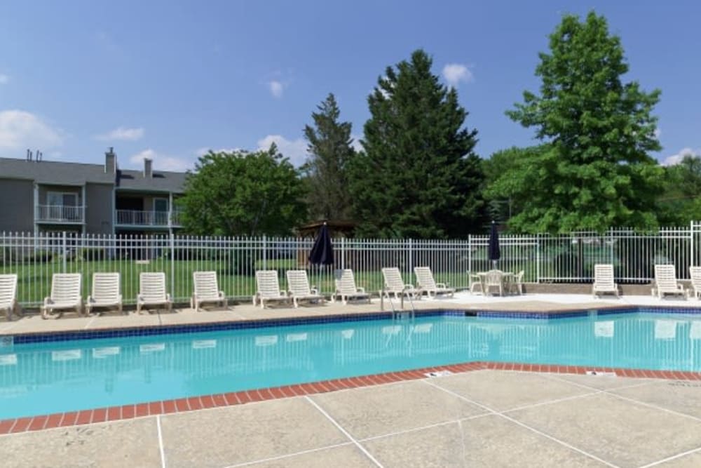 Resort style pool at The Meadows at Elk Creek in Elkton, Maryland