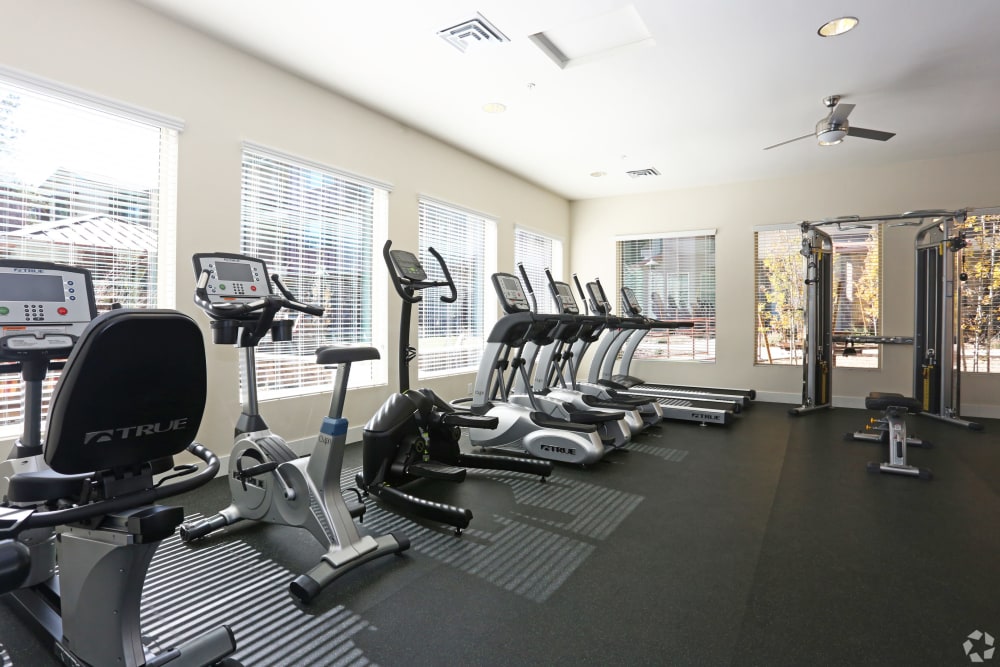 Resident fitness center at Mountain Trail in Flagstaff, Arizona
