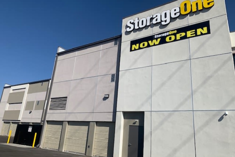 An exterior view of StorageOne Blue Diamond & Buffalo in Las Vegas, Nevada