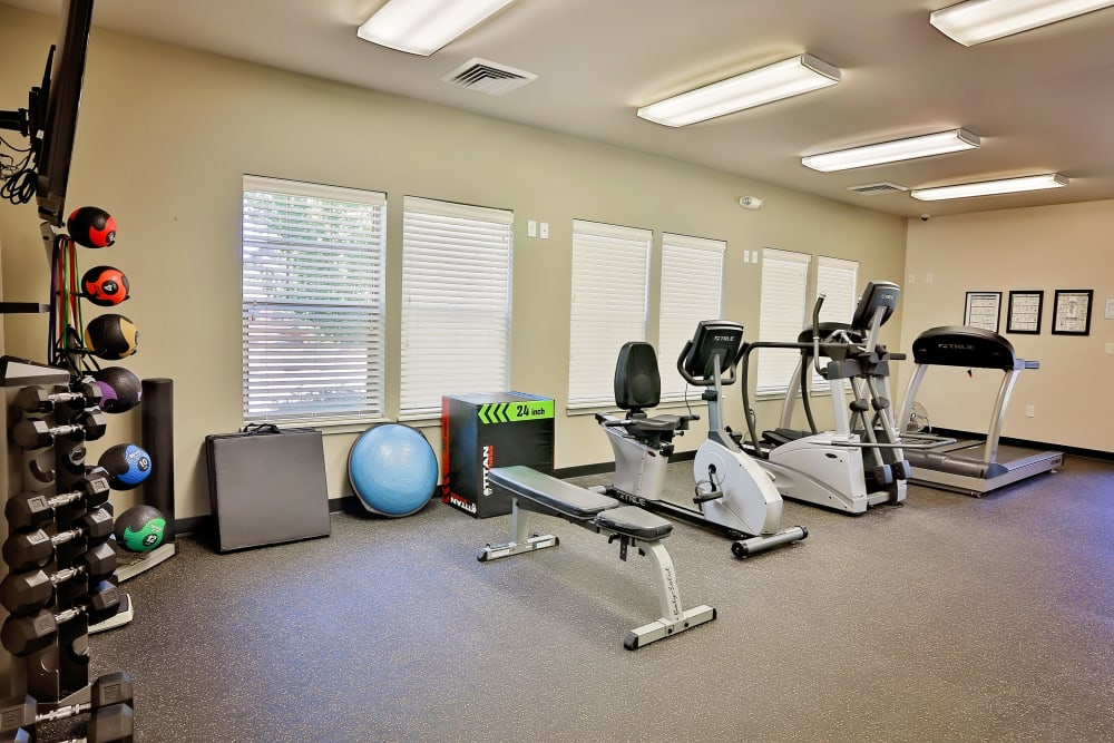 fitness center at Orchard Ridge in Salem, Oregon
